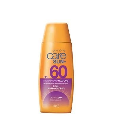 Protetor Solar FPS60 Rosto e Corpo 120g [Care Sun+ - Avon]