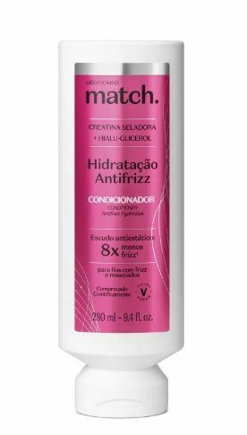 Condicionador Hidratação Antifrizz 280ml [Match - O Boticário]