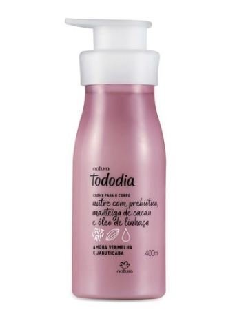 Creme Corporal Amora Vermelha e Jabuticaba 400ml [Tododia - Natura]