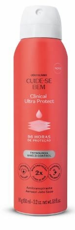 Desod. Antitranspirante Aerosol Clinical Ultra Protect [Cuide-se Bem - O Boticário]