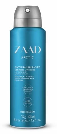 Desod. Antitranspirante Aerosol Zaad Arctic [O Boticário]