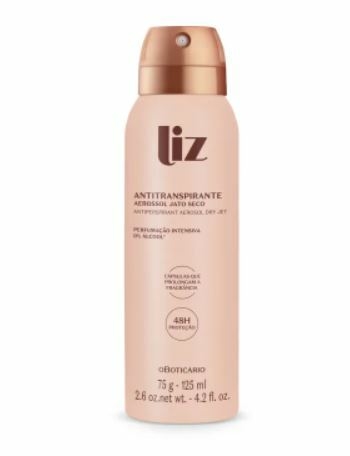 Desodorante Antitranspirante Aerossol Liz Feminino 75g [O Boticário]