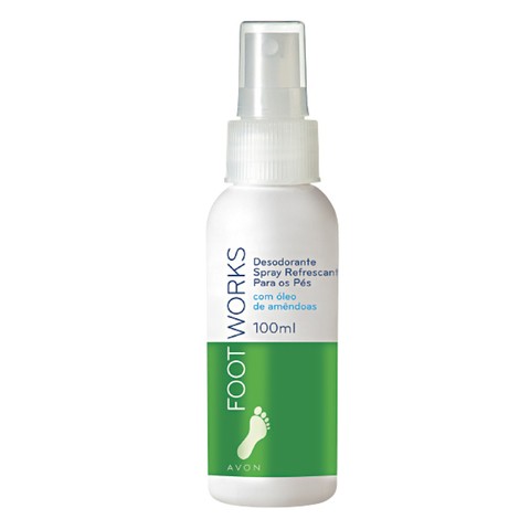 Desodorante Spray Refrescante para os Pés 100ml [Foot Works - Avon]