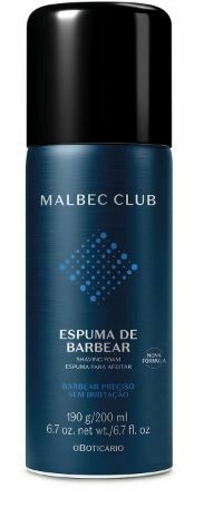 Espuma de Barbear Malbec Club 190g [O Boticário]