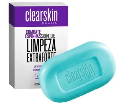 Sabonete Facial em barra Extraforte com Ácido Salicílico 70g [Clearskin - Avon]