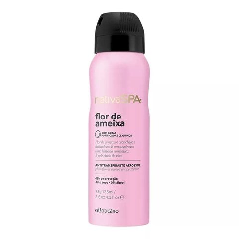 Antitranspirante Aerosol Flor de Ameixa 75g [Nativa Spa - O Boticário]