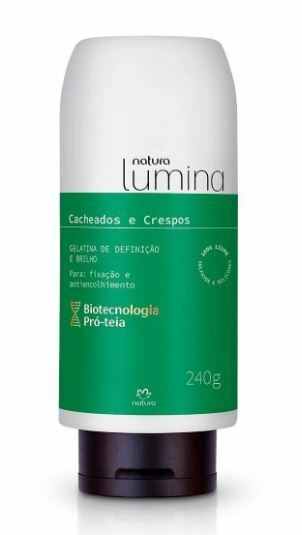 Gelatina de Definição e Brilho Cabelos Cacheados e Crespos [Lumina - Natura]