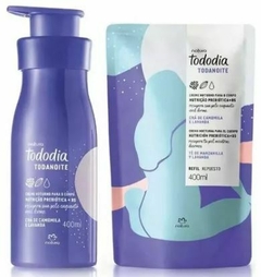 Kit Chá De Camomila E Lavanda Todanoite: Creme 400ml + Refil [Tododia - Natura]