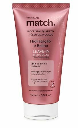 Leave-In Efeito Gloss Hidratação e Brilho 150ml [Match - O Boticário]