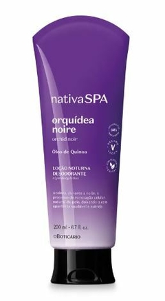 Loção Noturna Corporal Orquídea Noire 200ml [Nativa SPA - O Boticário]