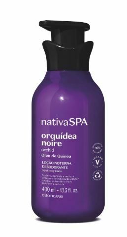 Loção Noturna Corporal Orquídea Noire 400ml [Nativa Spa - O Boticário]