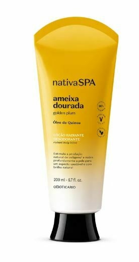 Loção Radiante Corporal Ameixa Dourada 200ml [Nativa Spa - O Boticário]