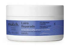 Máscara Capilar Matizadora Loiro Reparado 250g [Match - O Boticário]