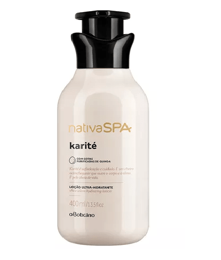 Nativa SPA Loção Ultra Hidratante Corporal Karité 400ml [O Boticário]