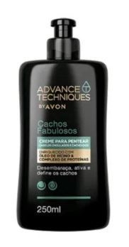 Creme para Pentear Cachos Fabulosos Cabelos Ondulados e Cacheados 250ml [Advance Techniques - Avon]