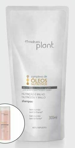 Shampoo Óleos Nutritivos Nutrição e Brilho 300ml [Plant - Natura]