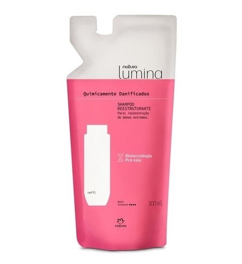 Shampoo Reestruturante Cabelos Quimicamente Danificados 300ml [Lumina - Natura]