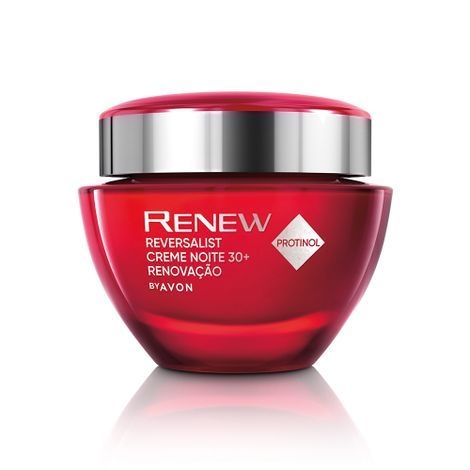 Renew 55+ Platinum NOITE Creme Facial Rosto Anti-idade Avon 15g - Lialini -  Produtos Nacionais e Importados