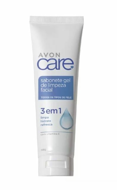 Sabonete Gel de Limpeza Facial 3 em 1 100ml [Care - Avon] - comprar online