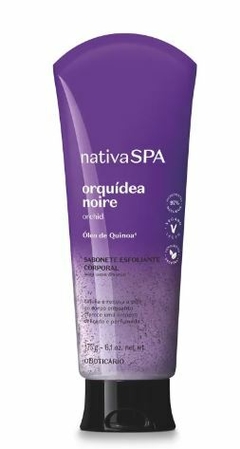 Sabonete Líquido Esfoliante Corporal Orquídea Noire 175g [Nativa Spa - O Boticário]