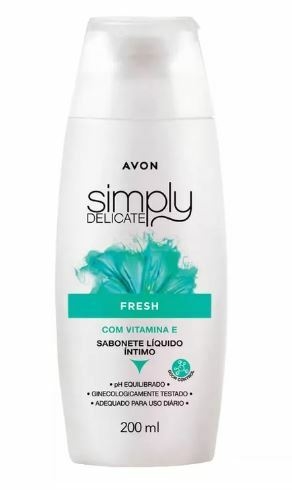 Sabonete Líquido Íntimo Simply Delicate Fresh 200ml [Avon]