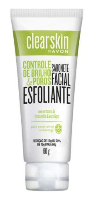 Sabonete Facial Esfoliante 60g [Clearskin - Avon]