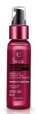 Sérum Capilar Hot Therapy Cauterização dos Fios 60ml [Siàge - Eudora]