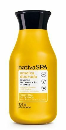 Shampoo Reconstrução Radiante Ameixa Dourada 300ml [Nativa Spa - O Boticário]