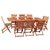Juego de Mesa con 8 sillas: Mesa Extensible 1,50m a 2,20m + 8 sillas Amancay Plegables en internet