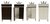 Vanitory KitchenWest 47x37 en Melamina con Tiradores de Aluminio, Bacha Acrílica y Patas de Plástico - comprar online