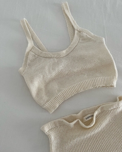 Conjunto Torerita y Top Algodón Natural - comprar online