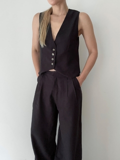 PANTALON SASTRE NEGRO - comprar online