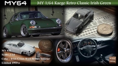MY64 1:64 911 Kaege Retro Classic Irish Green 03E