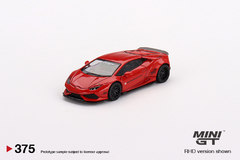 Mini GT 1:64 Lamborghini Huracan LBWK Vermelha #375