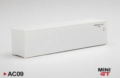 Mini GT 1:64 Container Branco