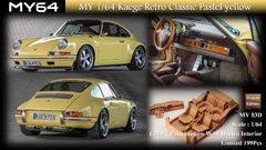 MY64 1:64 911 Kaege Retro Classic Yellow 03D