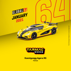 Tarmac 1:64 Koenigsegg Agera Amarelo