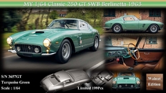 MY64 1:64 250GT SWB Berlinetta Verde S/N 3657GT 04B - comprar online