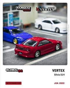 Tarmac 1:64 Silvia S14 Vermelho