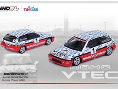 INNO64 1:64 Civic SiR EF9 "Senna Test Car" *Exclusivo HK