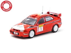 PRÉ VENDA Tarmac 1:64 Mitsubishi Lancer Evolution VI Monte Carlo Rally 2000 #1 Winner