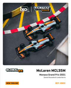 Tarmac 1:64 McLaren F1 2020 Gulf #4 L.Noris