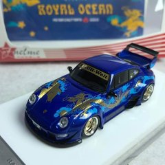 PRÉ VENDA FuelMe 1:64 Porsche RWB 993 Royal Ocean