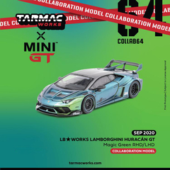 100% Mini GT 1:64 Lamborghini Huracan Evo LBWK (Colab Tarmac) - buy online