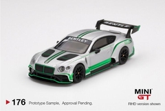 Mini GT 1:64 Bentley Continental GT3 Cinza