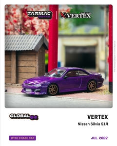 Tarmac 1:64 Silva S14 Roxo