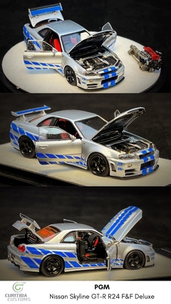 SINAL PGM 1:64 Nissan GT-R R34 VF Deluxe