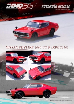 SINAL INNO 1:64 Nissan GT-R Vermelho