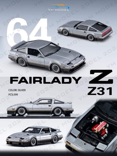 SINAL YM 1:64 Nissan Fairlady Z31 300SX Silver