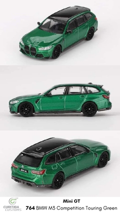 SINAL Mini GT 1:64 764 BMW M3 Competition Touring Green